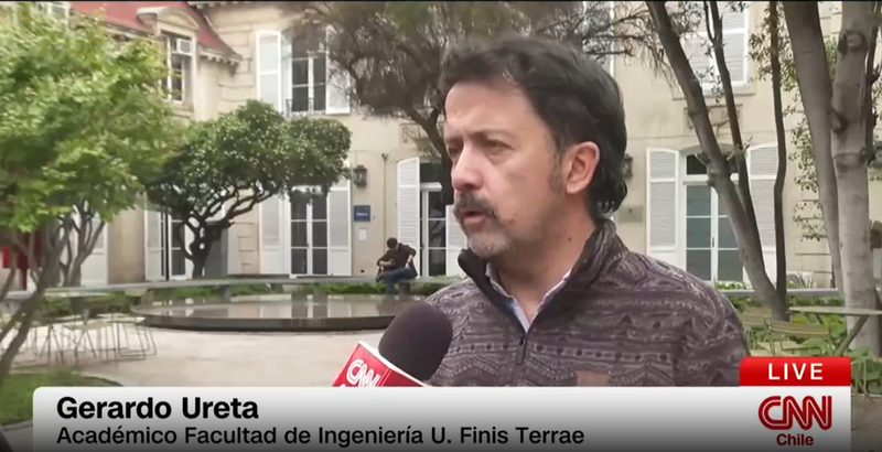 Entrevista en vivo en CNN Chile sobre el aluvión de Las Condes.